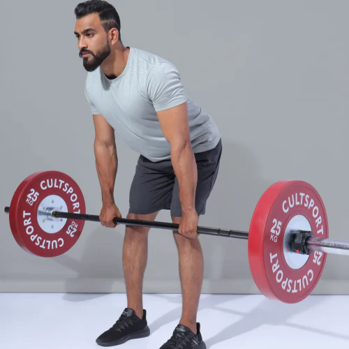 Smart Barbell with Multigrip weight plates